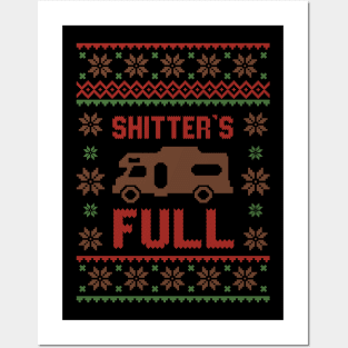 Merry Christmas Vacation Shitters Full T-Shirt Posters and Art